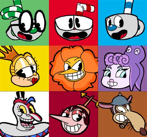 cuphead supporting characters